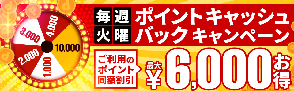 ポイントキャッシュバックキャンペーン